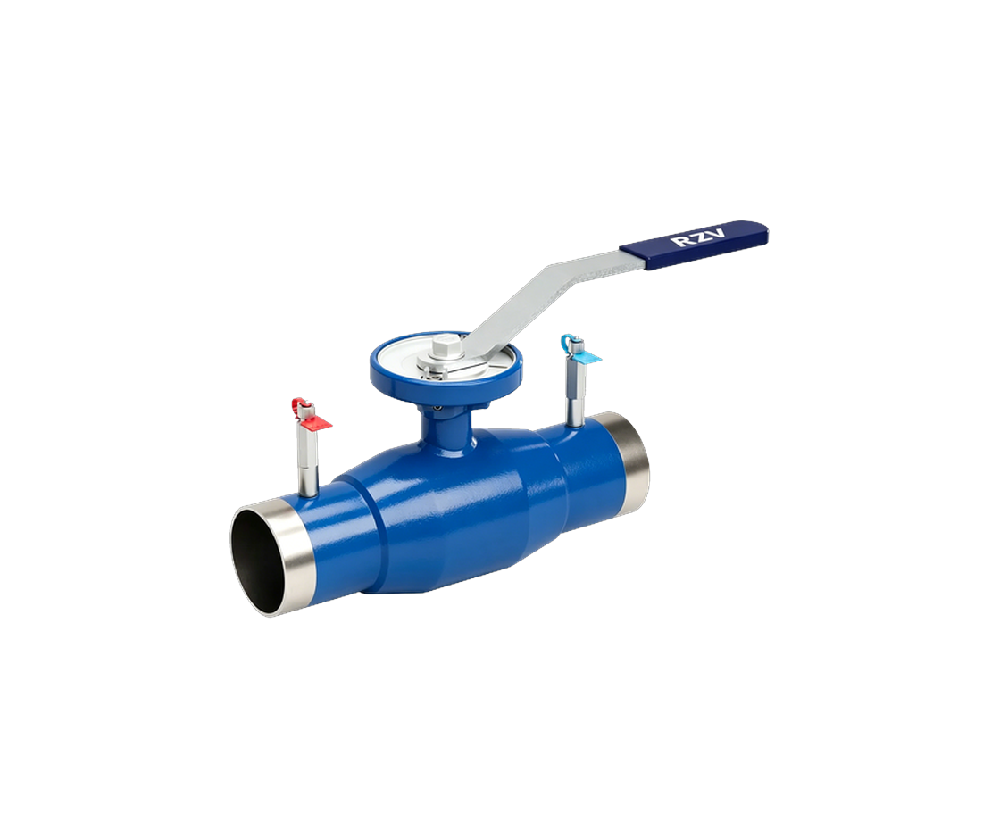 Balancing · Lever fully welded ball valve